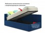Односпальная кровать-тахта Colibri 800 синяя с подъемным механиз распродажа