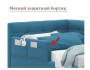 Односпальная кровать-тахта Colibri 800 синяя с подъемным механиз от производителя