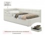 Односпальная кровать-тахта Bonna 900 с защитным бортиком бежевая от производителя