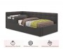 Односпальная кровать-тахта Bonna 900 с защитным бортиком шоколад распродажа