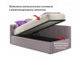 Односпальная кровать-тахта Bonna 900 с защитным бортиком лиловая купить