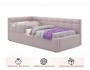 Односпальная кровать-тахта Bonna 900 с защитным бортиком лиловая распродажа