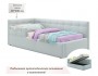 Односпальная кровать-тахта Bonna 900 с защитным бортиком мята па от производителя