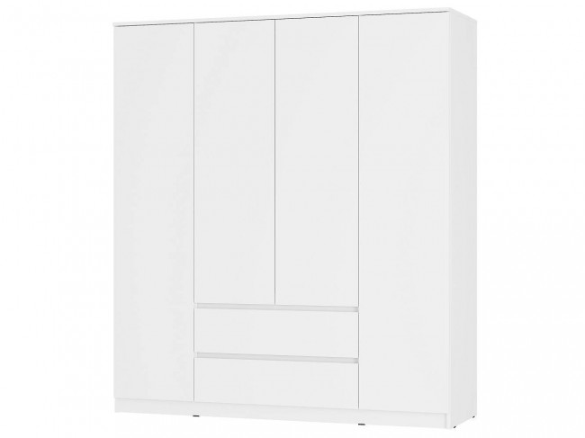 Шкаф для одежды и белья Симпл ШК-13, белый фото