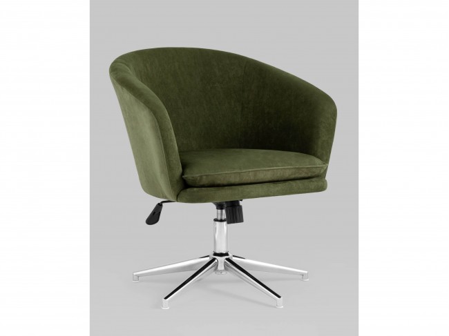 Кресло Stool Group Харис регулируемое замша хаки фото