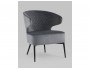 Кресло лаунж Stool Group Royal велюр темно-серый распродажа