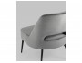 Кресло лаунж Stool Group Бостон велюр темно-серый недорого