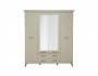 Шкаф для одежды Белла 61.10 (4х дверный с зеркалом) белый/небула от производителя