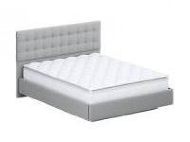 Кровать Квадро белый / серый фото