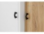 Шкаф 2-х створчатый комбинированный Анри белый текстурный / дуб  купить