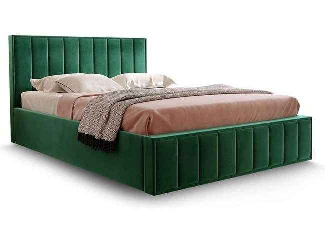 Кровать Вена Стандарт 140 (Мора зеленый) фото