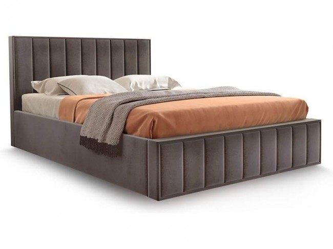 Кровать Вена Стандарт 140 (Мора коричневый) фото