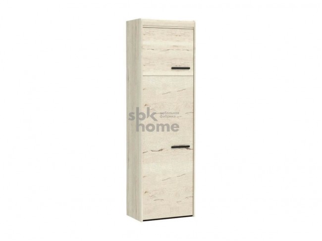 Шкаф М-2, 1-но дверный, Мале (600*384*2000) Дуб галифакс белый,  фото
