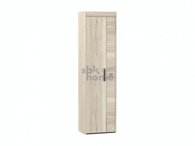 Шкаф ПМ-1 для одежды, Мале (540*384*2000) Дуб галифакс белый, 50 фото