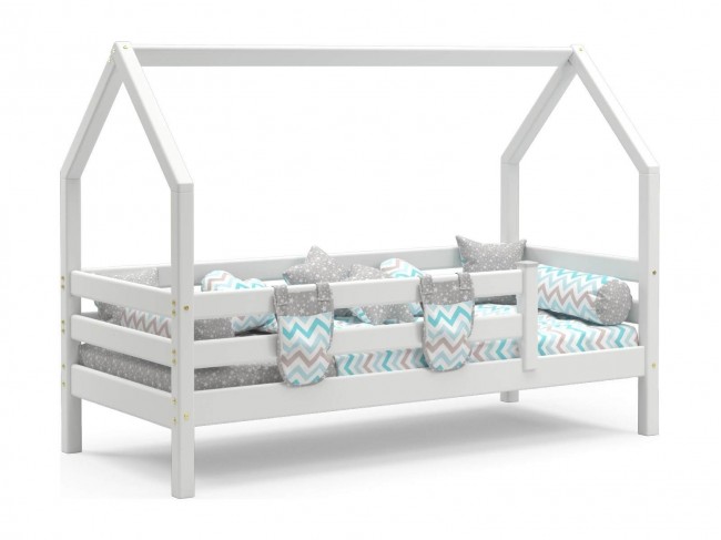 Кровать Соня с надстройкой (Белый) фото