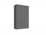 Челси Шкаф 1200 (Белый глянец, Дуб Сонома) распродажа