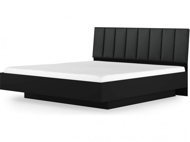 Кровать-7 с подъёмный основанием 1400 Марсель (Черный) фото