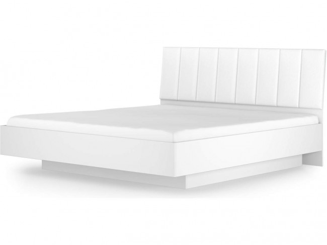 Кровать-7 с подъёмный основанием 1600 Марсель (Белый) фото