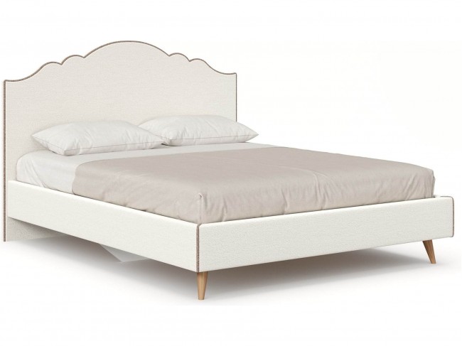 Ариана Кровать 1600 с кроватным основанием (Молочный/Темно-корич фото