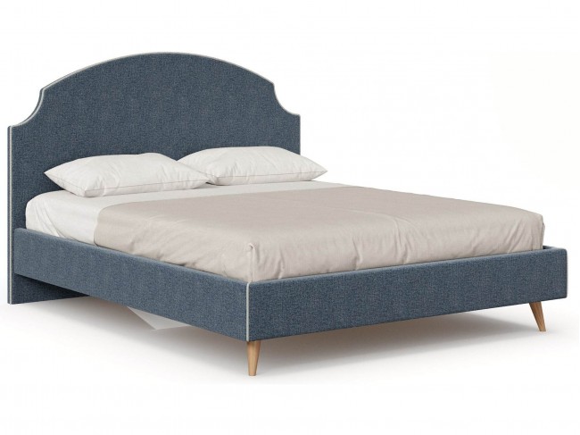 Карен Кровать 1600 с кроватным основанием (Синий/Светло-серый) фото