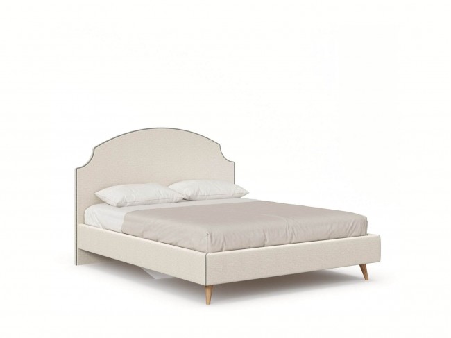 Карен Кровать 1600 с кроватным основанием (Бежевый/Светло-серый) фото