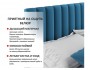 Мягкая кровать Olivia 1600 синяя с ящиками распродажа