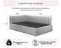 Мягкая кровать Milena 1200 желтая с подъемным механизмом от производителя