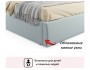 Мягкая кровать Verona 1600 мята пастель с ящиками купить
