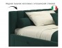 Мягкая кровать-тахта Milena 1200 изумруд с ящиками купить