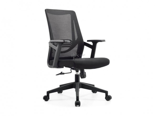 Кресло офисное,вращающееся LJ-2201В BLACK (610*500*1070), LJ-220 фото