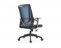 Кресло офисное,вращающееся LJ-2201В BLUE+BLACK (610*500*1070), L фото