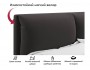 Мягкая кровать Vita 1600 шоколад с подъемным механизмом купить