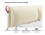 Мягкая кровать Vita 1600 бежевая с подъемным механизмом недорого