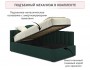 Мягкая кровать Milena 900 изумруд с подъемным механизмом недорого