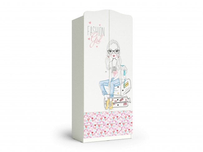 Шкаф Девочки,  Белый фото