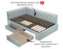 Мягкая кровать-тахта Afelia 1200 мята пастель c ящиками недорого