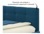 Мягкая кровать-тахта Bonna 1200 синяя c подъемным механизмом от производителя