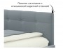 Мягкая кровать-тахта Bonna 1200 серая c подъемным механизмом недорого