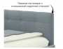 Мягкая кровать-тахта Bonna 1200 серая c ортопедическим основание недорого
