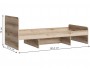Кинд КР-01 90х190 дуб делано Кровать недорого