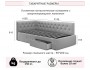Односпальная кровать-тахта Afelia с ящиками 900 изумруд с ортопе фото