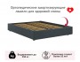 Мягкая кровать-софа без изголовья Base 1600 маренго темно-серый  недорого