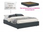 Мягкая кровать-софа без изголовья Base 1600 маренго темно-серый  купить