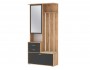 Шкаф для прихожей 65.08 Антре, дуб золотой/диамант серый/велюр к от производителя