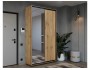 Шкаф-купе ПРАЙМ, 120х45х230 Дуб вотан с зеркалом распродажа