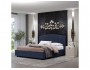 Кровать-12М с подъемным основанием 1400 dark blue распродажа
