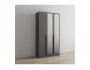Шкаф Мадрид (1,2) с зеркалом графит серый купить