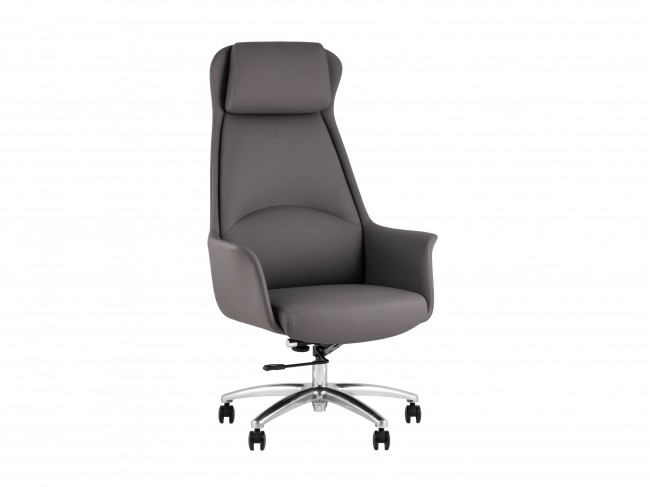 Кресло руководителя STOOL GROUP TopChairs Viking New серый фото