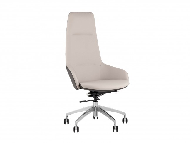 Кресло руководителя STOOL GROUP TopChairs Soulo бежевый/серый фото