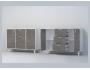 Эго Комод К-2 НГ (Глянец Белый/Дуб Крафт Золотой) распродажа